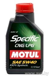Купить Моторное масло Motul Specific CNG/LPG 5W-40 1л в Минске.