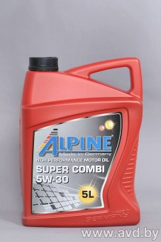 Купить Моторное масло Alpine Super Combi 5W-30 5л в Минске.