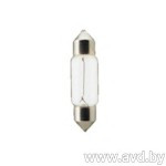 Купить Лампы автомобильные Philips T10.5x38 софитная 1шт (12854CP) в Минске.