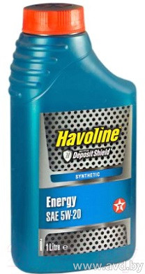 Купить Моторное масло Texaco Havoline Energy 5W-20 1л в Минске.