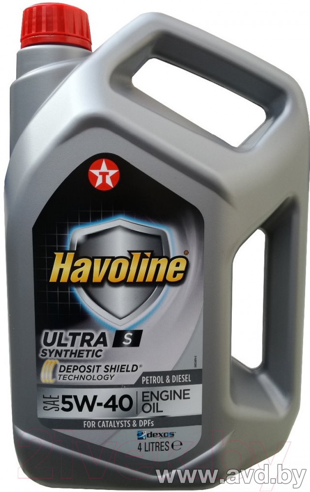 Купить Моторное масло Texaco Havoline Ultra 5W-40 4л в Минске.