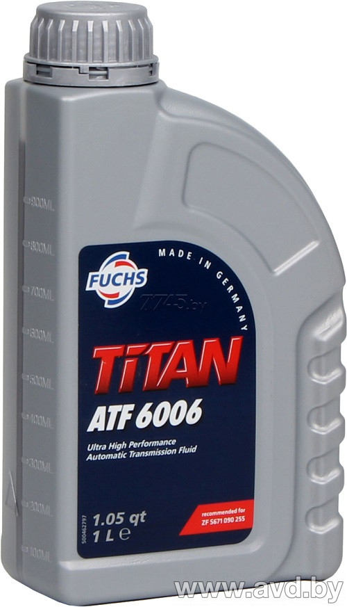 Купить Трансмиссионное масло Fuchs Titan ATF 6006 1л в Минске.