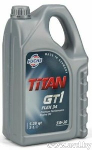 Купить Моторное масло Fuchs Titan GT1 Flex 34 5W-30 1л в Минске.