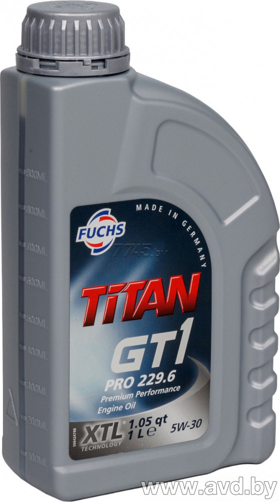 Купить Моторное масло Fuchs Titan GT1 Pro 229.6 5W-30 1л в Минске.
