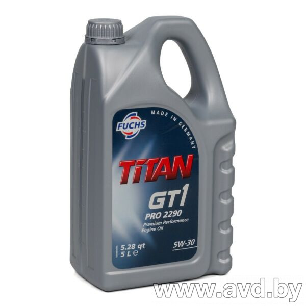 Купить Моторное масло Fuchs Titan GT1 Pro 2290 5W-30 5л в Минске.