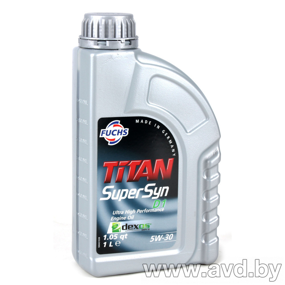 Купить Моторное масло Fuchs Titan Supersyn D1 5W-30 1л в Минске.