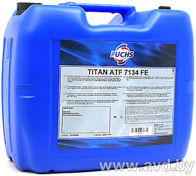 Купить Трансмиссионное масло Fuchs Titan ATF 7134 FE 20л  в Минске.