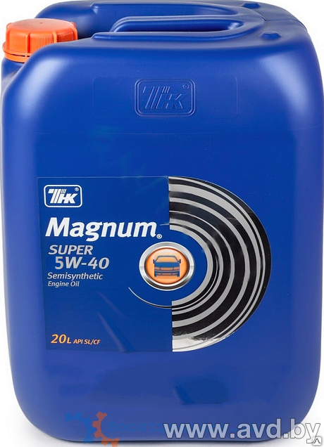 Купить Моторное масло ТНК Magnum Super 5W-40 20л  в Минске.