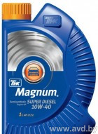 Купить Моторное масло ТНК Magnum Super Diesel 10W-40 1л  в Минске.