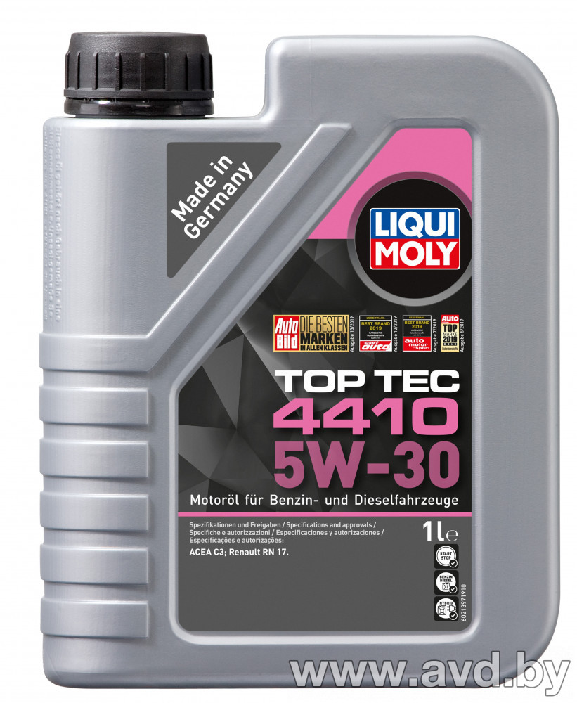 Купить Моторное масло Liqui Moly Top Tec 4410 5W-30 1л в Минске.