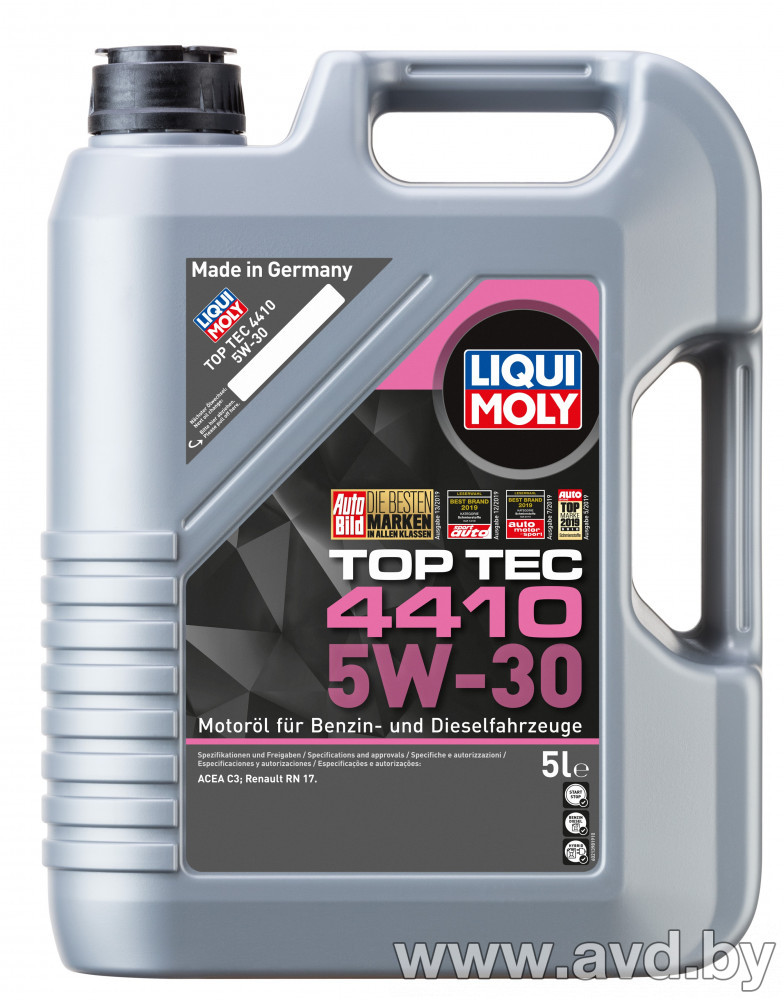 Купить Моторное масло Liqui Moly Top Tec 4410 5W-30 5л в Минске.