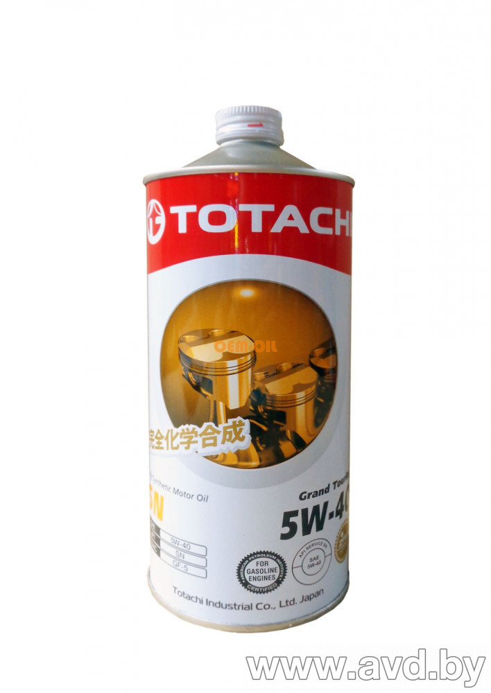 Купить Моторное масло Totachi Grand Touring 5W-40 1л  в Минске.