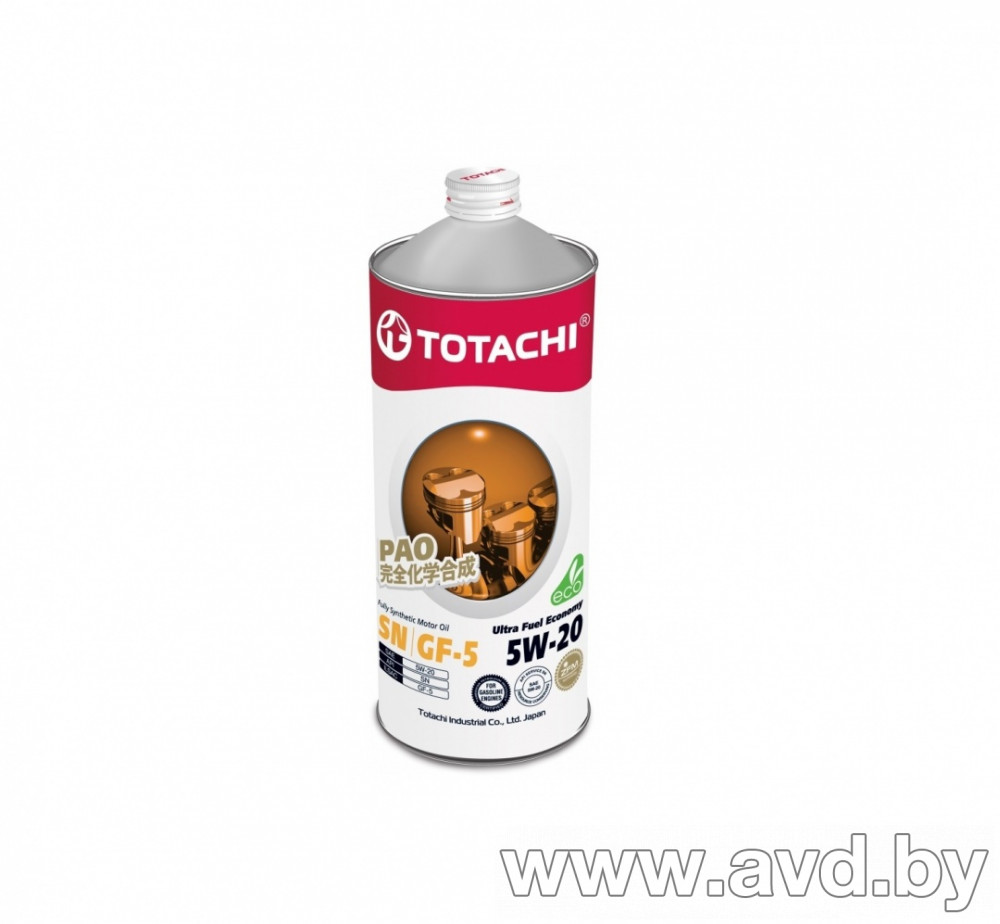 Купить Моторное масло Totachi Ultra Fuel Economy 5W-20 1л  в Минске.