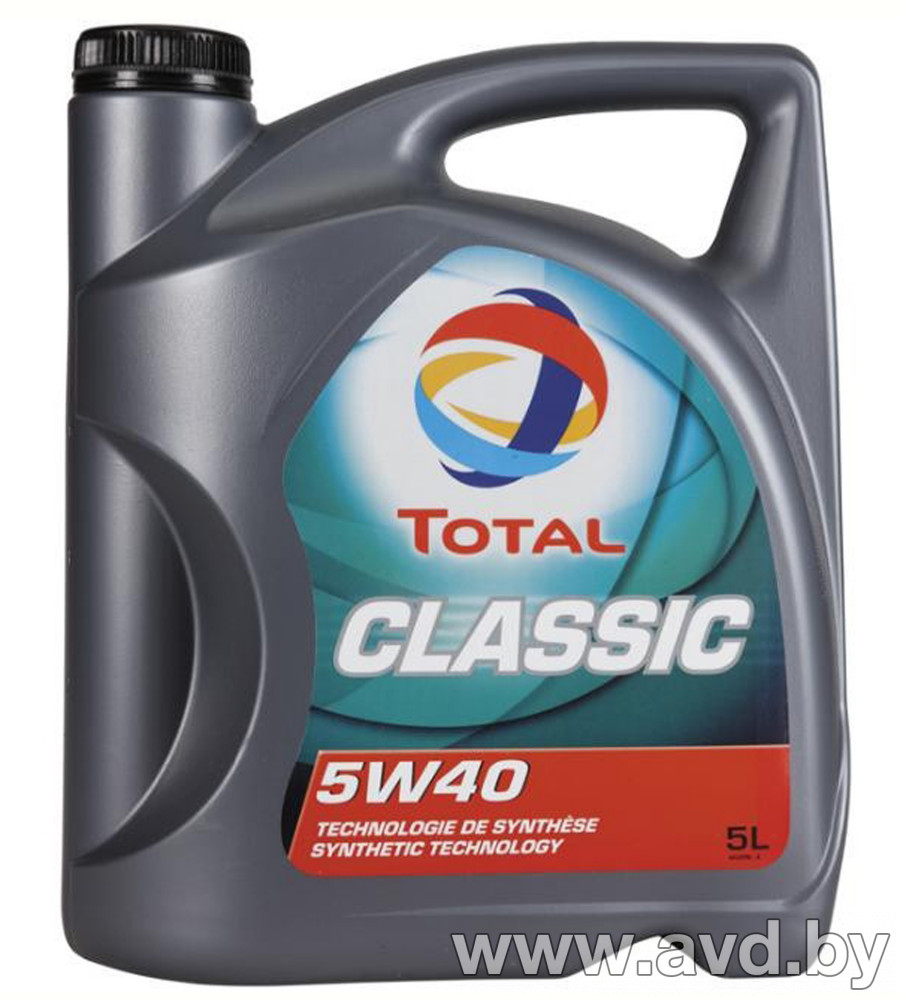 Купить Моторное масло Total Classic 5W-40 5л в Минске.
