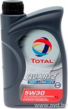 Купить Моторное масло Total Quartz Ineo LONG LIFE 5W-30 1л  в Минске.