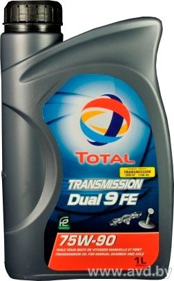 Купить Трансмиссионное масло Total Transmission DUAL 9 FE 75W-90 1л  в Минске.