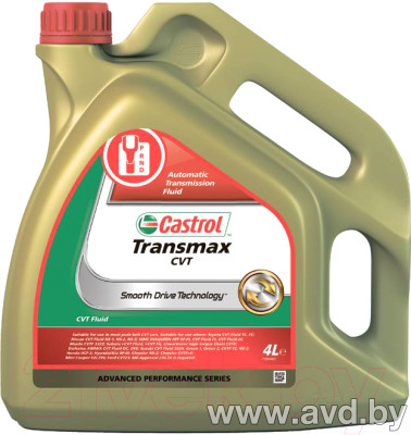 Купить Трансмиссионное масло Castrol Transmax CVT 4л  в Минске.