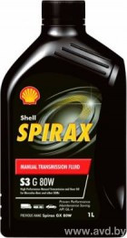 Купить Трансмиссионное масло Shell Spirax S3 G 80W 1л  в Минске.