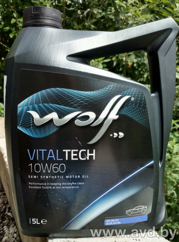 Купить Моторное масло Wolf Vital Tech M 10W-60 1л в Минске.