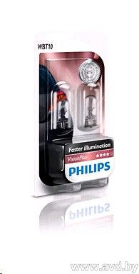Купить Лампы автомобильные Philips W6W 2шт (12040VPB2) в Минске.