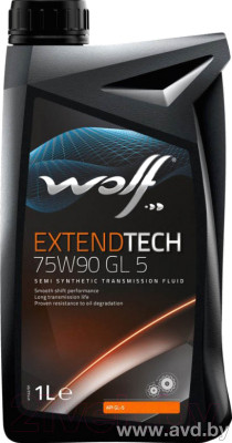 Купить Трансмиссионное масло Wolf ExtendTech 75W-90 LS GL 5 1л  в Минске.