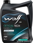 Купить Моторное масло Wolf Official Tech 5W-30 C2 4л  в Минске.