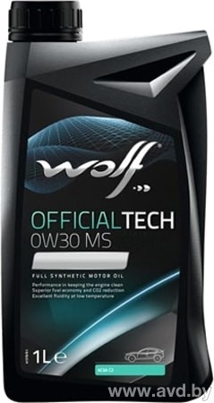 Купить Моторное масло Wolf OfficialTech MS-FFE 0W-30 1л в Минске.