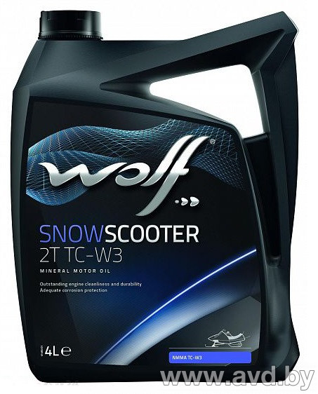 Купить Моторное масло Wolf Outboard 2T TC-W3 4л в Минске.