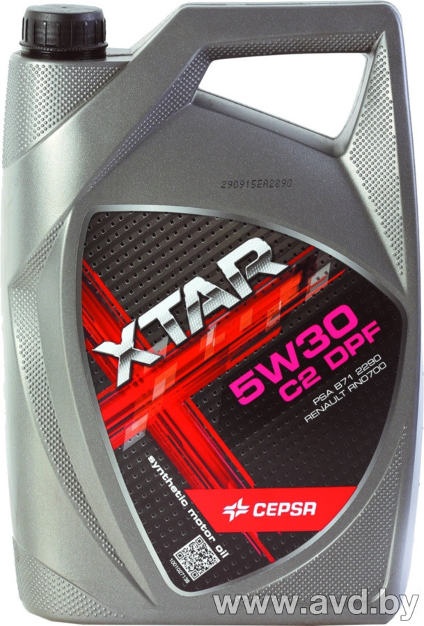 Купить Моторное масло CEPSA XTAR C2 DPF 5W-30 4л в Минске.