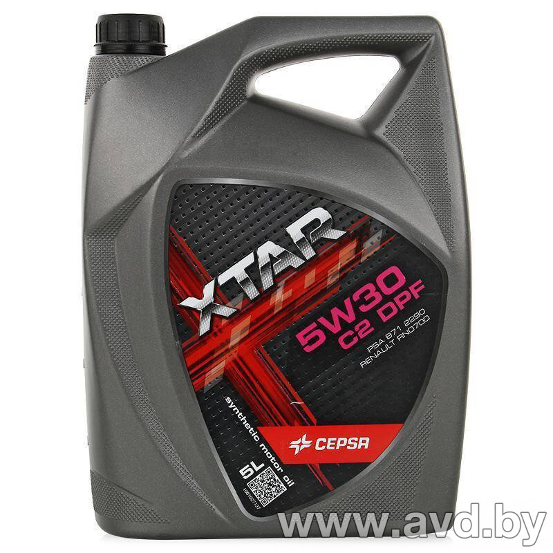 Купить Моторное масло CEPSA XTAR C2 DPF 5W-30 5л в Минске.