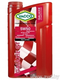 Купить Моторное масло Yacco Galaxie GT 5W-50 1л  в Минске.