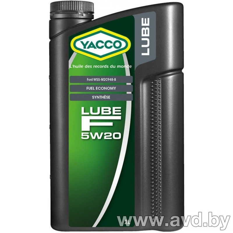 Купить Моторное масло Yacco Lube F 5W-30 2л в Минске.