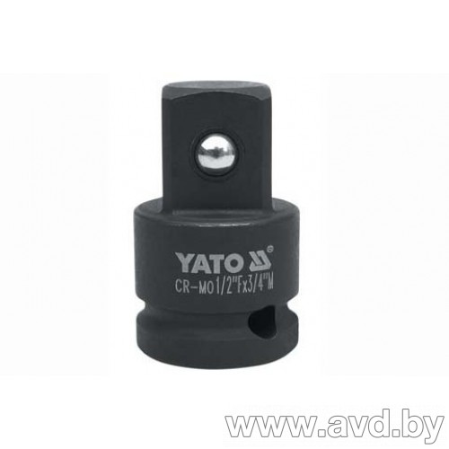 Купить Аксессуары для инструмента Yato Адаптер ударный переходник 3/4 - 1/2 (YT-1067)  в Минске.