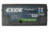 Купить Автомобильные аккумуляторы Exide Premium EA1000 (100 А/ч)  в Минске.