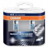 Купить Лампы автомобильные Osram H4 Night Breaker Unlimited +110% 2шт [64193NBU-02B]  в Минске.