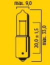 Купить Лампы автомобильные Flosser H21W 24V 21W BAY9s 1шт (6421)  в Минске.