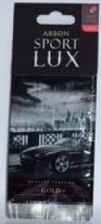 Купить Автокосметика и аксессуары Areon Ароматизатор Sport Lux Gold картонный подвесной (ARE LUX SPORT GOLD)  в Минске.