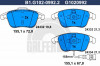 Купить Колодки тормозные GALFER B1-G102-0992-2  в Минске.