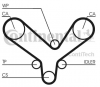 Купить Комплекты ГРМ Contitech с помпой CT726WP2  в Минске.