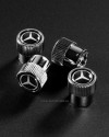 Купить Фирменные аксессуары Mercedes-Benz Декоративные колпачки ниппелей Mercedes-Benz Dust Caps Black 4 шт B66472002  в Минске.