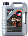 Купить Моторное масло Liqui Moly Top Tec 4310 0W-30 5л  в Минске.