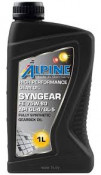 Купить Трансмиссионное масло Alpine Syngear FE  75W-80 1л  в Минске.