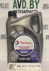 Купить Трансмиссионное масло Total Transmission Gear 8 75W-80 2л  в Минске.