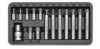 Купить Наборы инструментов Yato Набор бит 1/2 inch, TORX, 15 предметов (YT-0411)  в Минске.